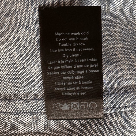 NWOT Rag & Bone Suffolk Mini Denim Dress - Picture 8 of 9